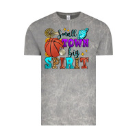 Cloud Rock small town big spirit basketball Vintage Tee - Zillion Design Studio