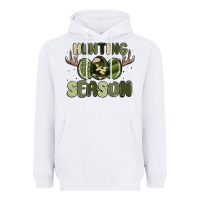 White hunting season Heavyweight Hoodie - MaliasSmallBusiness