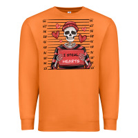 Carrot i steal hearts skeleton valentine's day Premium Sweatshirt - MaliasSmallBusiness