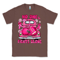 Chestnut breast cancer no one fights alone truck football Classic Tee - JahusDesignShop