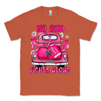 Copper breast cancer no one fights alone truck football Classic Tee - JahusDesignShop