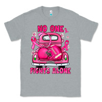 Heather Grey breast cancer no one fights alone truck football Classic Tee - JahusDesignShop