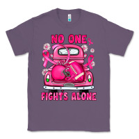 Lavender breast cancer no one fights alone truck football Classic Tee - JahusDesignShop