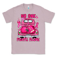Breast Cancer No One Fights Alone Truck Football Classic Tee | Teevron