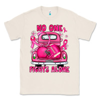 Natural breast cancer no one fights alone truck football Classic Tee - JahusDesignShop