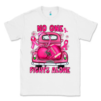 White breast cancer no one fights alone truck football Classic Tee - JahusDesignShop