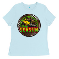 Baby Blue race coasters Ladies Tee - AdoDesignShop
