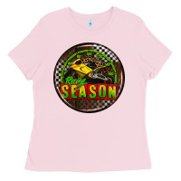 Bubblegum Pink race coasters Ladies Tee - AdoDesignShop