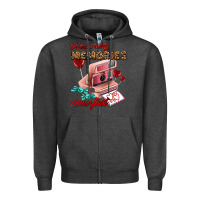 Charcoal Heather valentines day memories come first Zipper Hoodie - AdoDesignShop