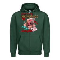 Sports Green valentines day memories come first Zipper Hoodie - AdoDesignShop