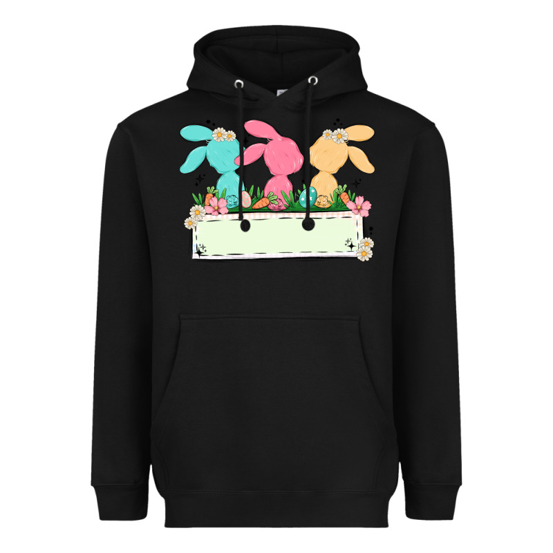 Easter Bunny Trio Heavyweight Hoodie by MaliasSmallBusiness | Teevron