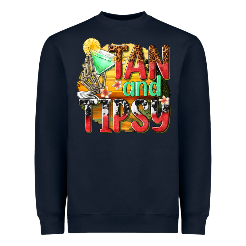 Tan And Tipsy Heavyweight Sweatshirt by texasbilliewilder | Teevron