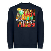 Navy tan and tipsy Heavyweight Sweatshirt - texasbilliewilder