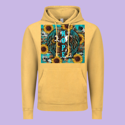 Vintage Hoodie western hope sunflower's