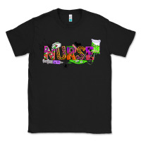 Black halloween nurse Classic Tee - BundleAndBundleShop