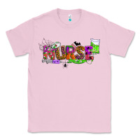 Bubblegum Pink halloween nurse Classic Tee - BundleAndBundleShop