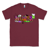 Burgundy halloween nurse Classic Tee - BundleAndBundleShop