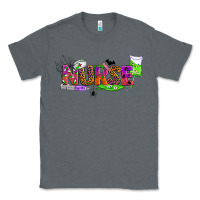 Charcoal Heather halloween nurse Classic Tee - BundleAndBundleShop