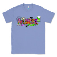 Colony Blue halloween nurse Classic Tee - BundleAndBundleShop