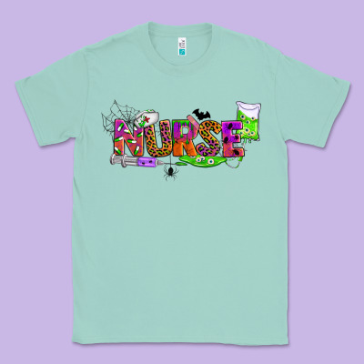 Halloween Nurse Classic Tee Designed By Bundleandbundleshop