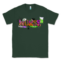 Sports Green halloween nurse Classic Tee - BundleAndBundleShop