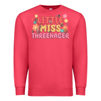Cardinal little miss threenager Premium Sweatshirt - MaliasSmallBusiness