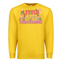 Lemon little miss threenager Premium Sweatshirt - MaliasSmallBusiness
