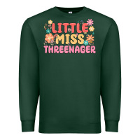 Sports Green little miss threenager Premium Sweatshirt - MaliasSmallBusiness
