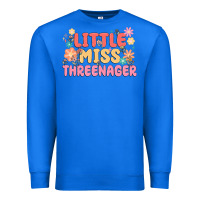 True Royal little miss threenager Premium Sweatshirt - MaliasSmallBusiness