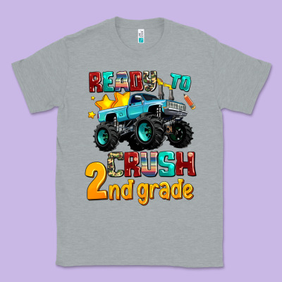 Ready To School Crush 2nd Grade Classic Tee Designed By Adodesignshop