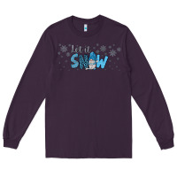 Plum winter let it snow Long Sleeve Tee - JahusDesignShop