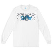 White winter let it snow Long Sleeve Tee - JahusDesignShop