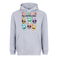 Heather Grey teahing my favorite peeps Heavyweight Hoodie - MaliasSmallBusiness