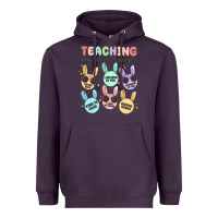 Plum teahing my favorite peeps Heavyweight Hoodie - MaliasSmallBusiness