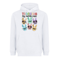 White teahing my favorite peeps Heavyweight Hoodie - MaliasSmallBusiness