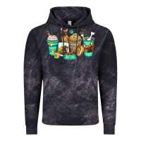 Cloud Black french bulldog coffee cups Vintage Hoodie - Zillion Design Studio