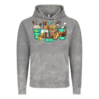 Cloud Rock french bulldog coffee cups Vintage Hoodie - Zillion Design Studio