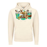 Vintage Artic french bulldog coffee cups Vintage Hoodie - Zillion Design Studio