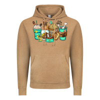 Vintage Camel french bulldog coffee cups Vintage Hoodie - Zillion Design Studio