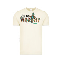 Vintage Arctic you are worthy cross Vintage Tee - BarkalooDesign