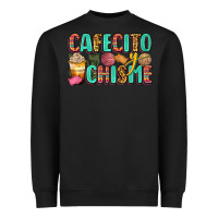 Black cafecito y chisme Heavyweight Sweatshirt - Zillion Design Studio
