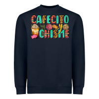 Navy cafecito y chisme Heavyweight Sweatshirt - Zillion Design Studio