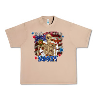 Burro Red white boozy 4th of july Urban Heavy Tee - CowGirlArtShop