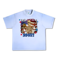 Grape Ice Red white boozy 4th of july Urban Heavy Tee - CowGirlArtShop