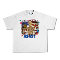 Lunar Rock Red white boozy 4th of july Urban Heavy Tee - CowGirlArtShop