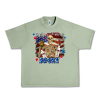 Oil Green Red white boozy 4th of july Urban Heavy Tee - CowGirlArtShop
