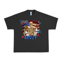 Pigment Black Red white boozy 4th of july Urban Heavy Tee - CowGirlArtShop
