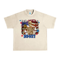 Sandshell Red white boozy 4th of july Urban Heavy Tee - CowGirlArtShop