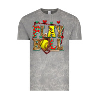 Cloud Rock play ball softball Vintage Tee - Zillion Design Studio