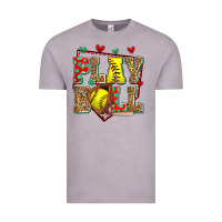 Vintage Zinc play ball softball Vintage Tee - Zillion Design Studio